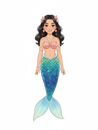 Gabriela's Oceanic Dream 🌊 - Vintage Storybook