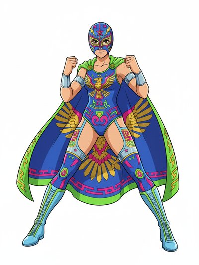 Gabriela's Luchador Adventure 🎭 - Classic Anime