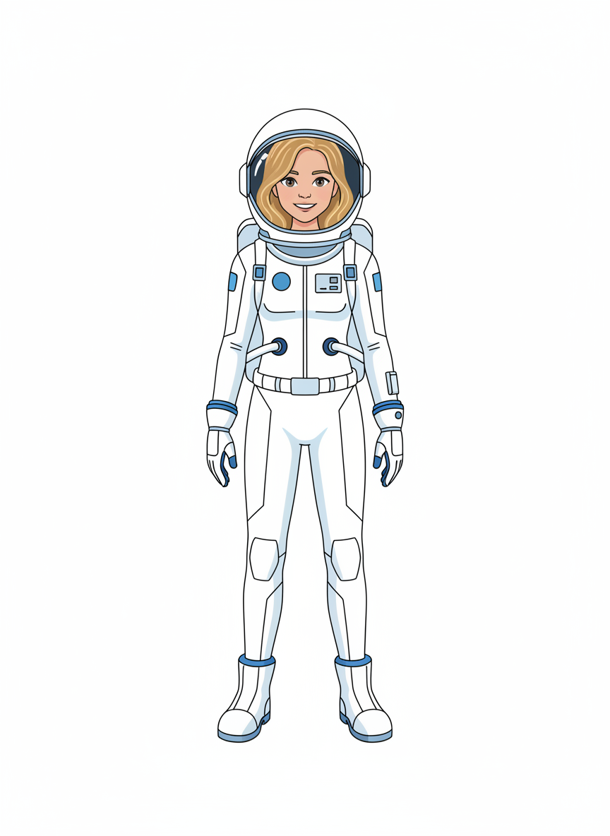 Mary the Astronaut - Minimalist