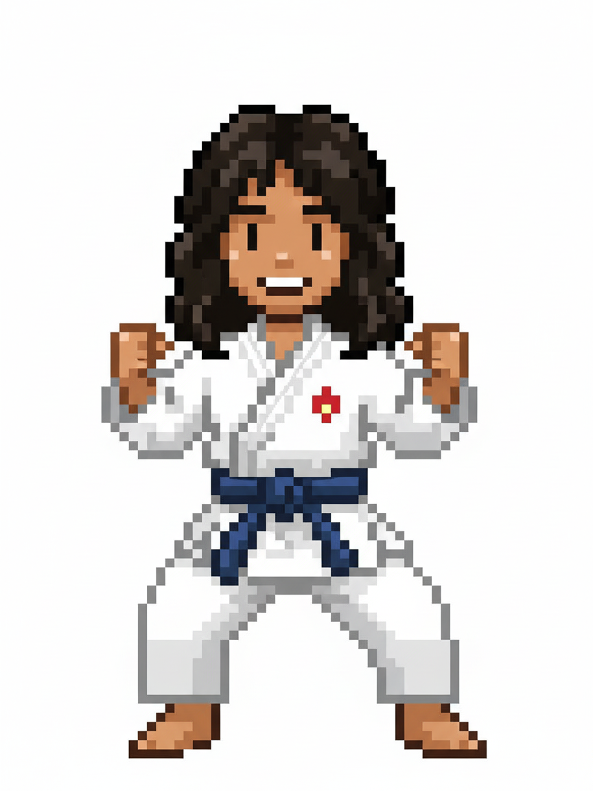 Gabriela the Gi Warrior - Pixel Art