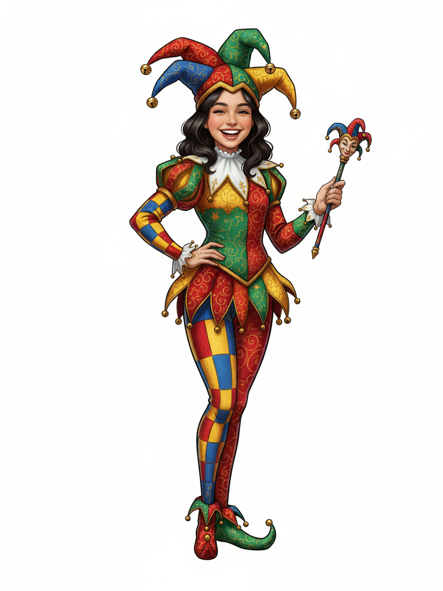 Gabriela the Giggly Jester - Fairy Tale Classic