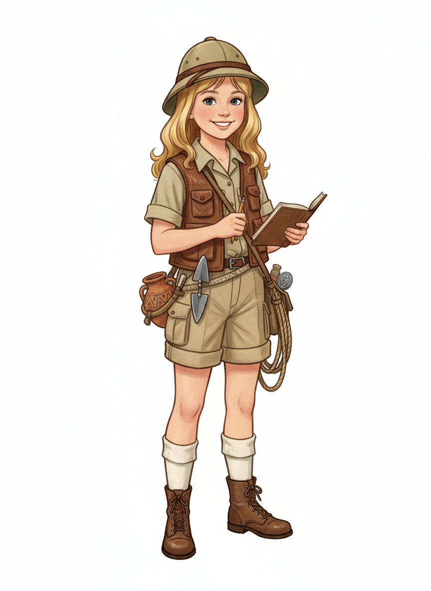 Mary the Explorer - Vintage Storybook