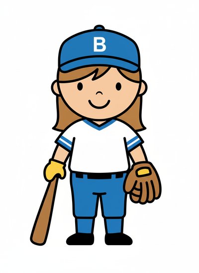 Mary's Baseball Adventure ⚾️ - Preschool Simple