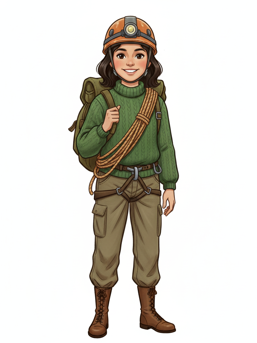 Gabriela the Mountain Explorer - Vintage Storybook