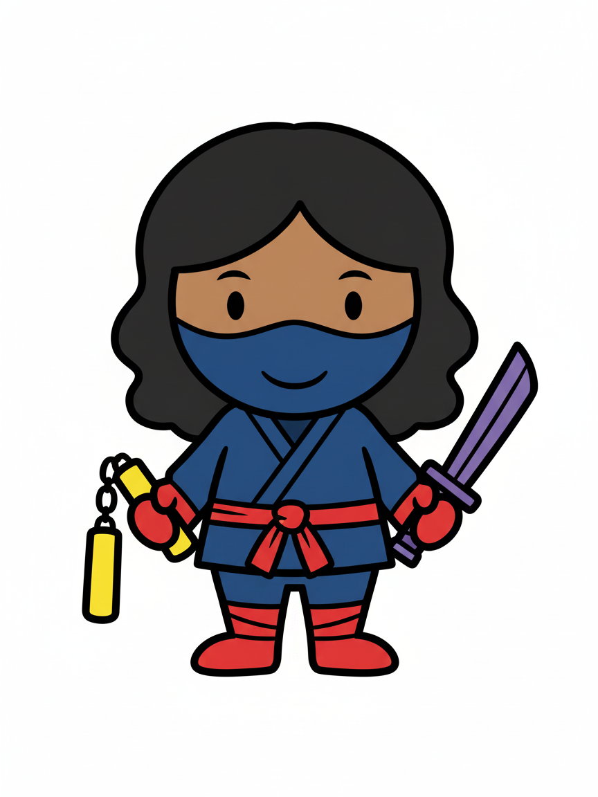Gabriela the Ninja - Preschool Simple