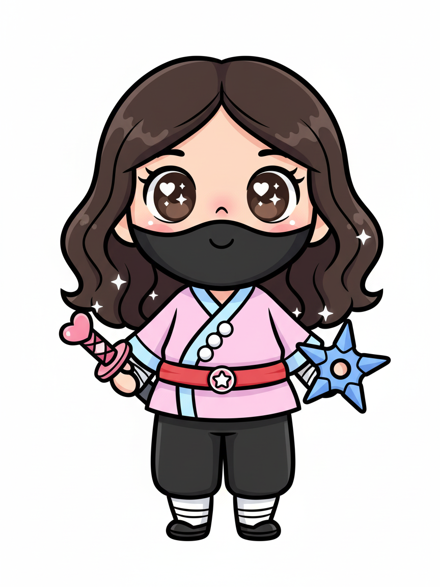 Gabriela the Ninja - Kawaii Cute