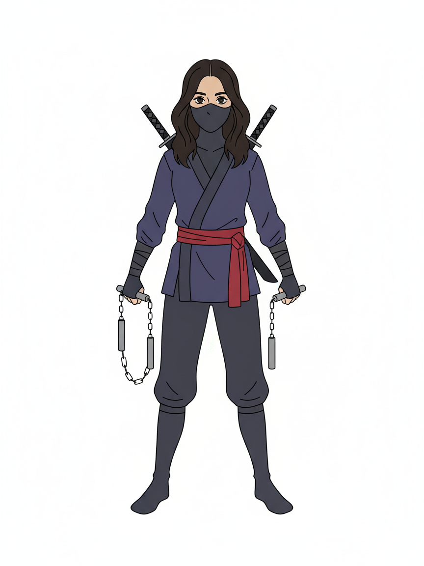 Gabriela the Ninja - Minimalist