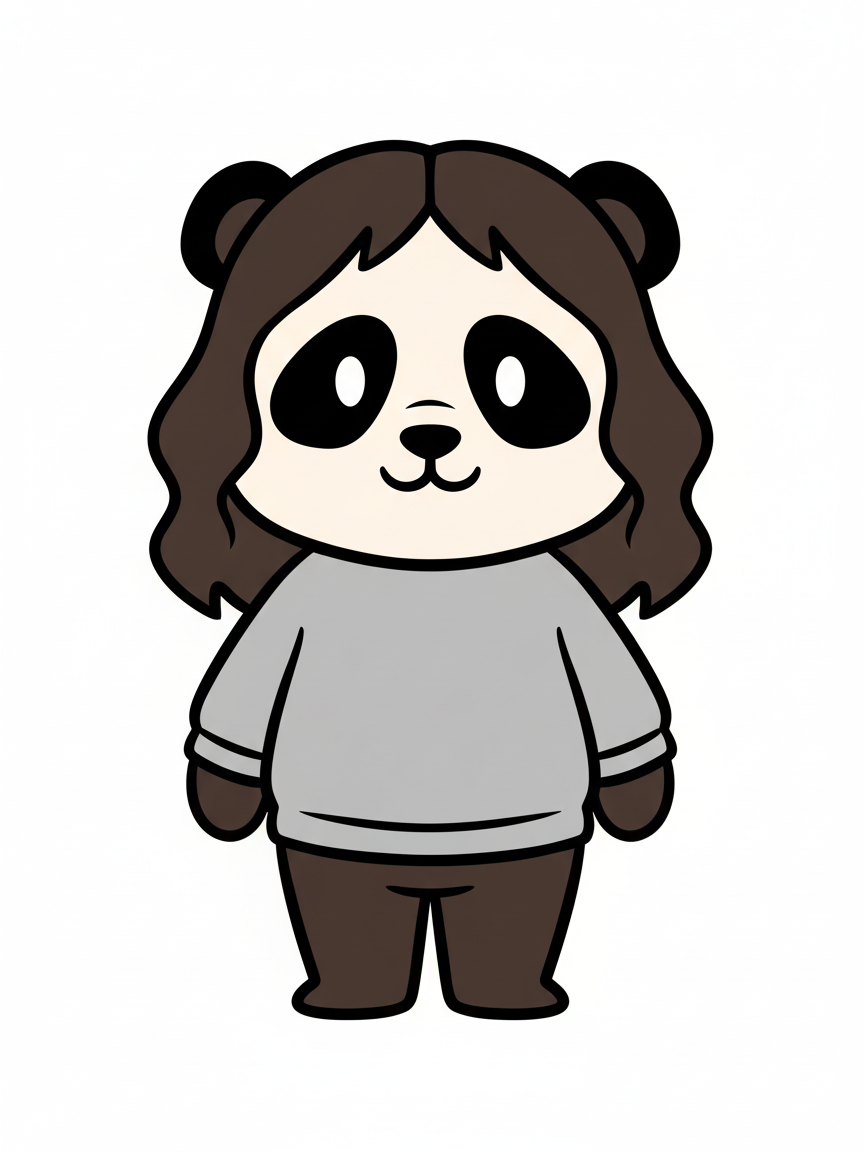 Panda Gabriela - Preschool Simple