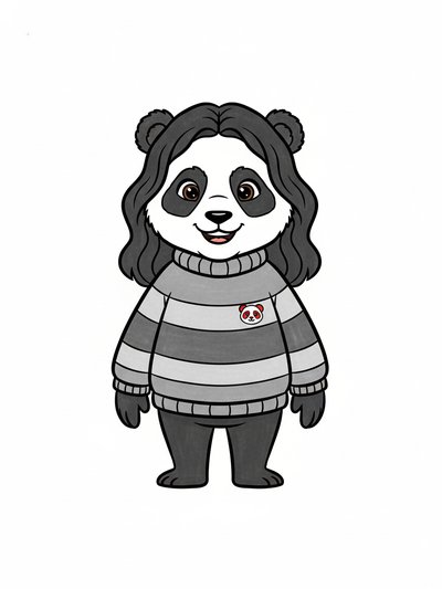 Gabriela's Panda Adventure 🐼 - Classic Coloring Book