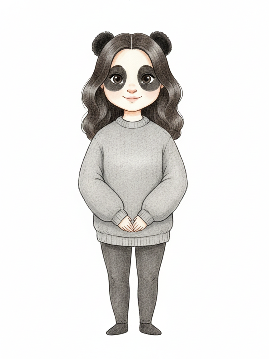 Panda Gabriela - Gentle Pencil