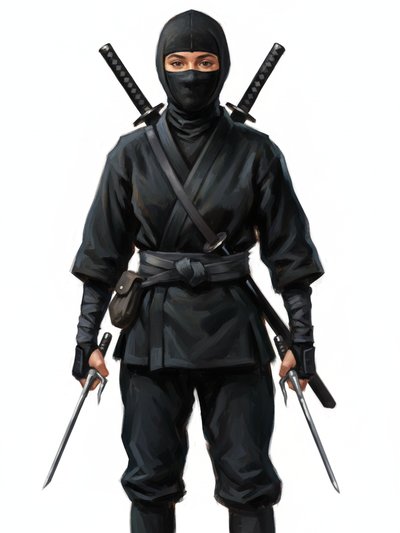 My Ninja Dreams Unleashed 🌟 - Impressionist Painting