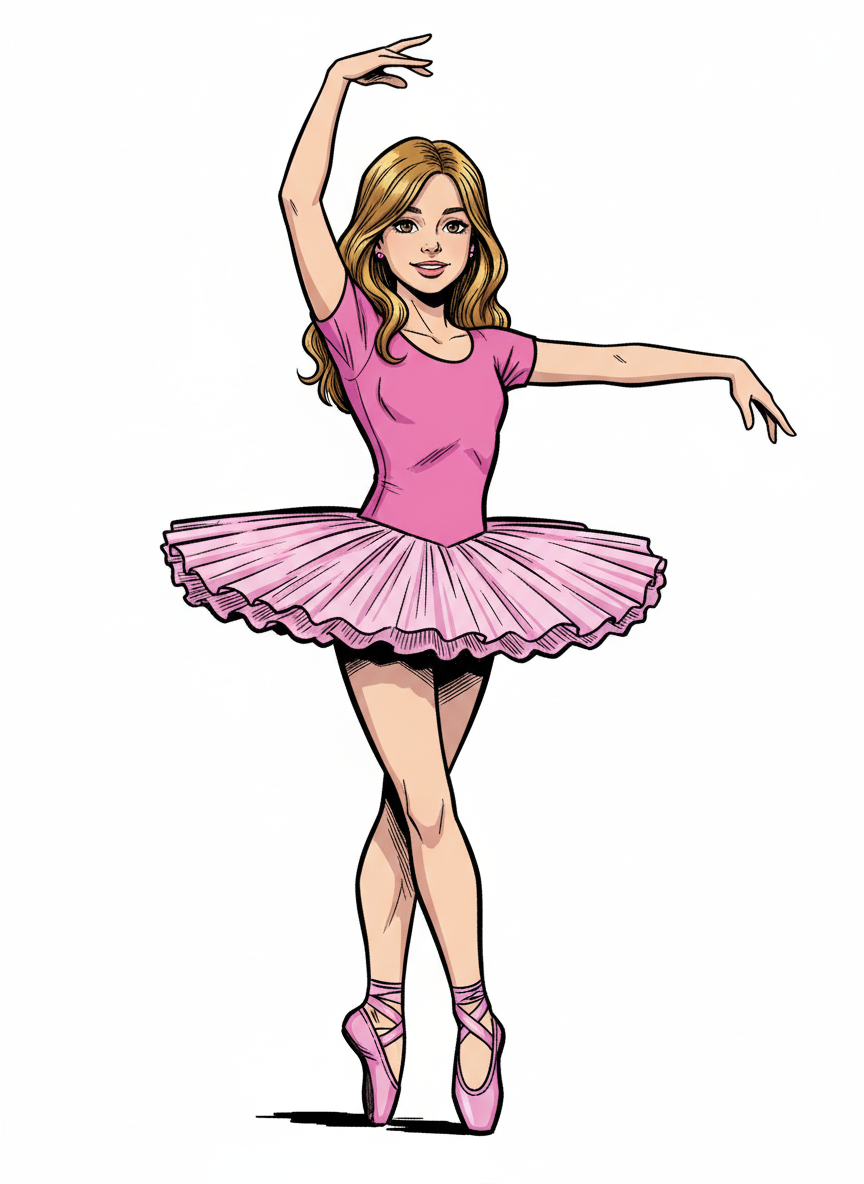 Mary the Graceful Ballerina - Comic Book