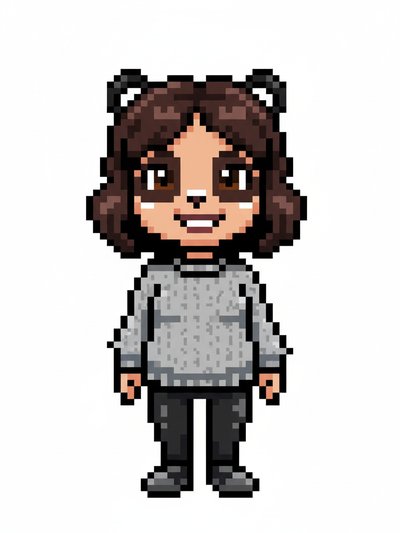 Gabriela's Panda Adventure 🐼 - Pixel Art