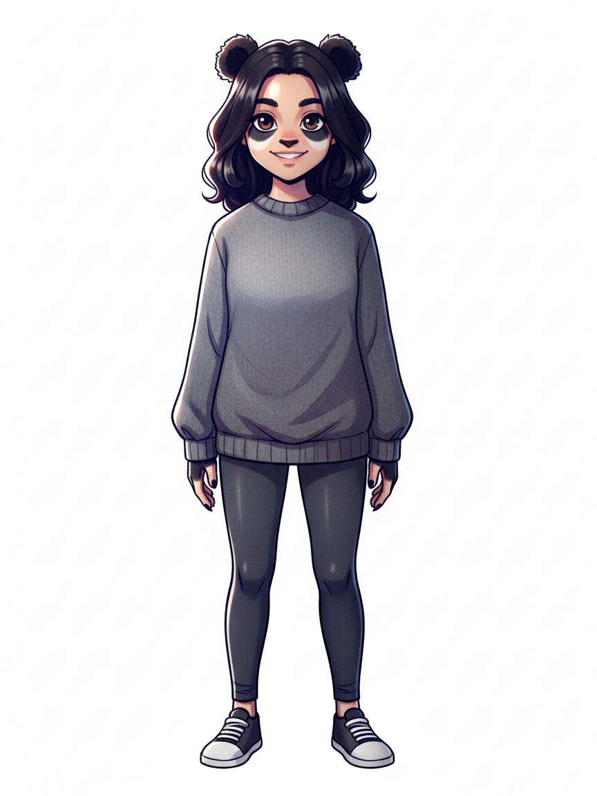 Panda Gabriela - Webtoon Anime