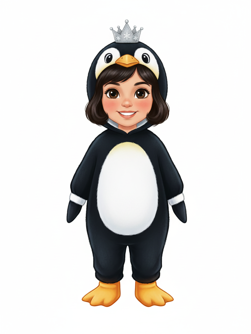 Gabriela the Penguin Queen - Vintage Storybook