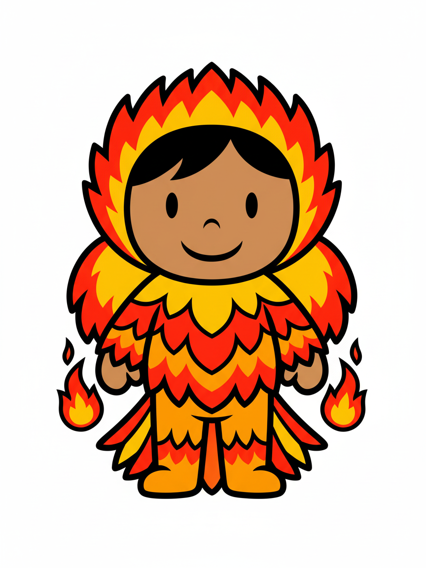 Gabriela the Flamebird - Preschool Simple