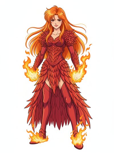 My Fiery Phoenix Self 🔥 - Classic Anime