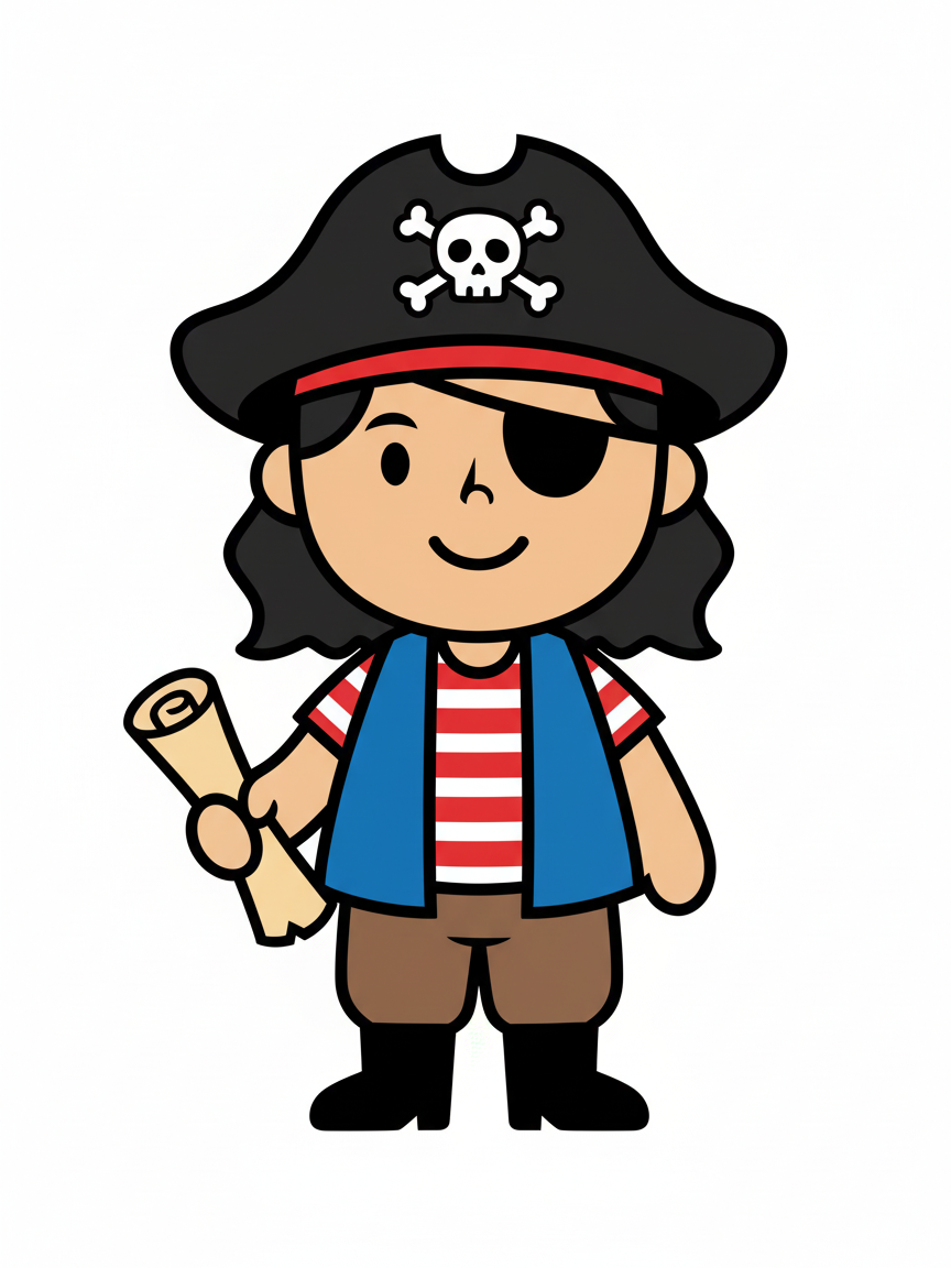 Gabriela the Bold Buccaneer - Preschool Simple