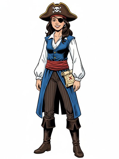 Gabriela's Pirate Adventure 🌊 - Comic Book