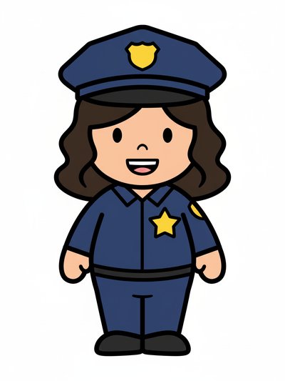 Gabriela: Officer Extraordinaire 🚓 - Preschool Simple