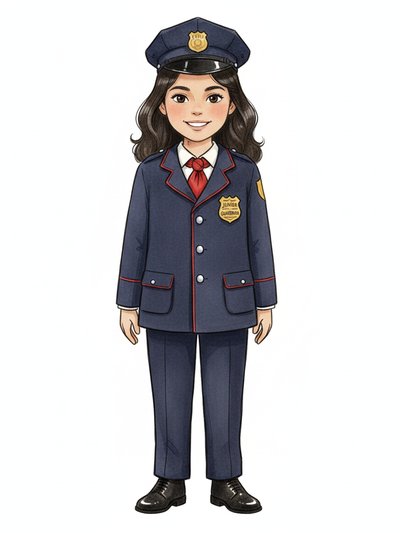 Gabriela: Officer Extraordinaire 🚓 - Gentle Pencil