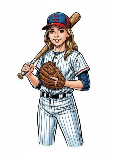 Mary's Baseball Adventure ⚾️ - Comic Book
