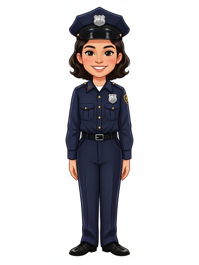 Gabriela: Officer Extraordinaire 🚓 - Vintage Storybook