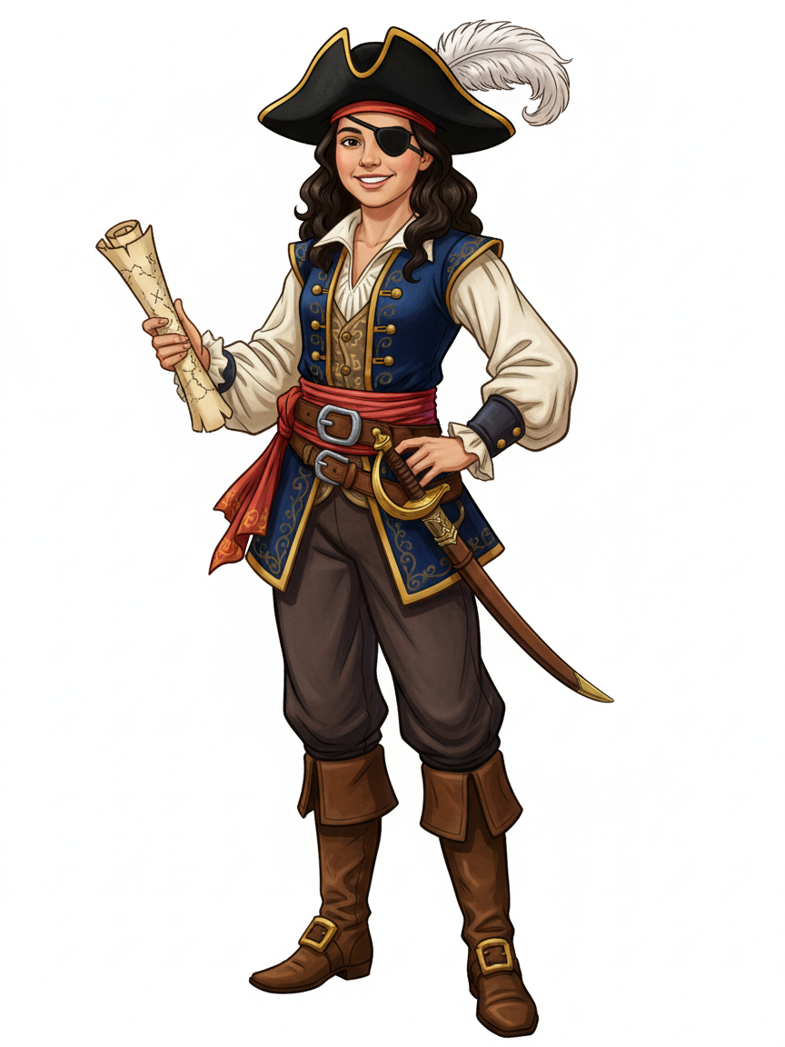 Gabriela the Bold Buccaneer - Fairy Tale Classic