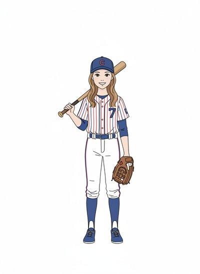 Mary's Baseball Adventure ⚾️ - Minimalist
