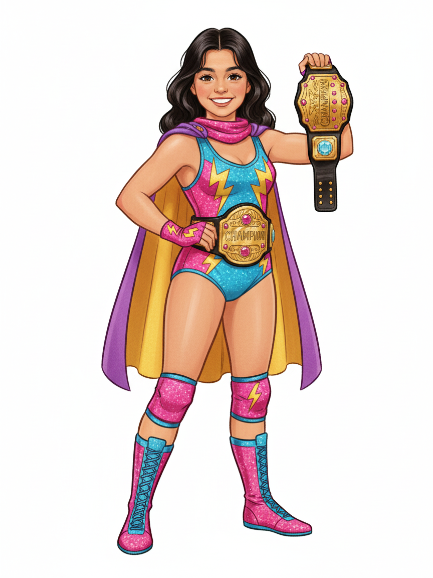 Gabriela the Grappler - Vintage Storybook