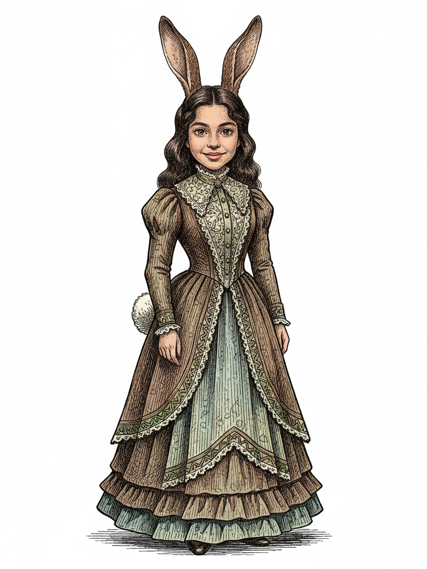 GabriBunny - Victorian Illustration