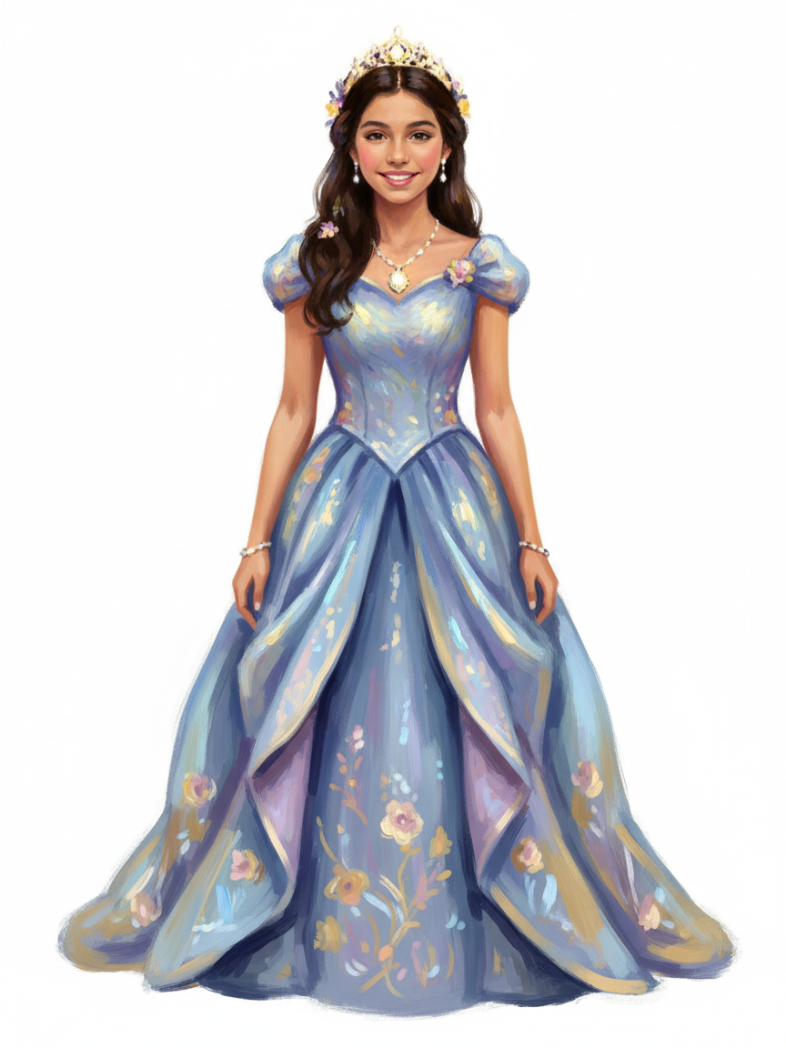 Princess Gabriela - Impressionist Painting