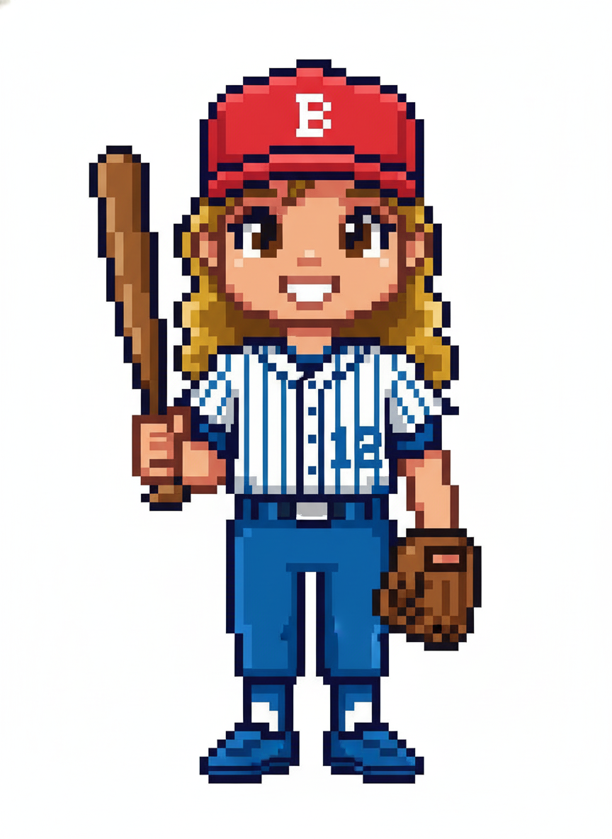 Slugger Mary - Pixel Art