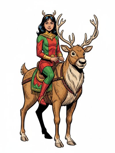 Gabriela's Reindeer Adventure 🦌 - Comic Book