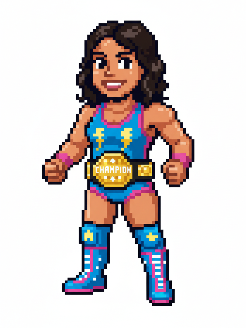 Gabriela the Grappler - Pixel Art