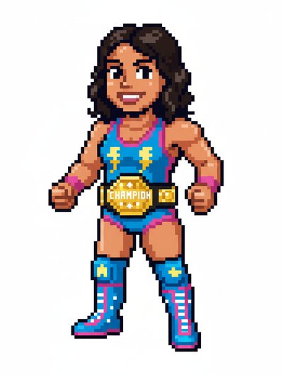 Gabriela's Wrestling Adventure 💪 - Pixel Art