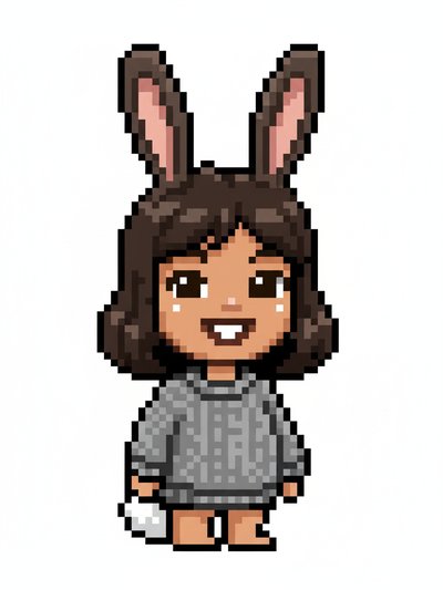 Gabriela's Rabbit Wonderland 🐰 - Pixel Art