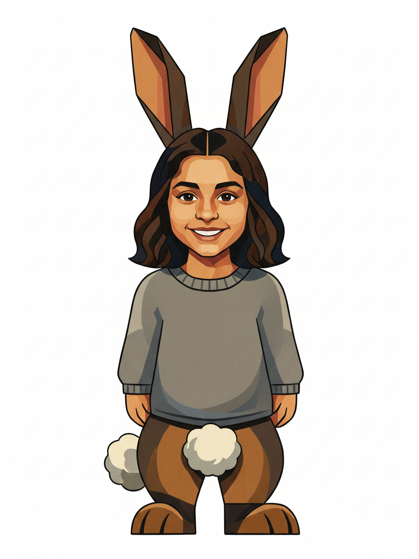 GabriBunny - Cubist Painting