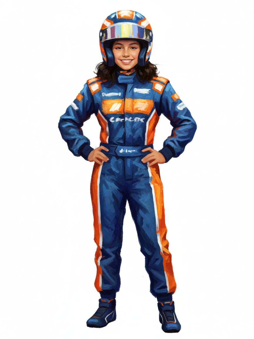 Speedster Gabriela - Impressionist Painting