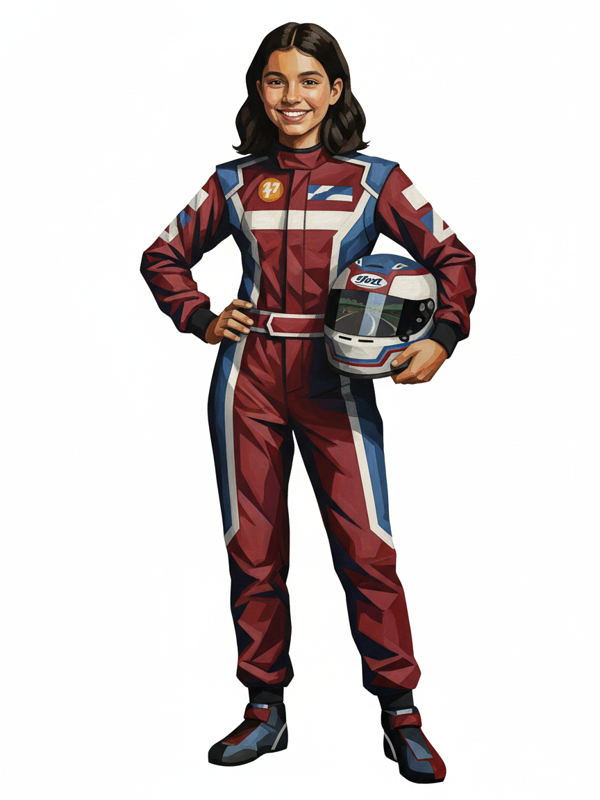 Speedster Gabriela - Cubist Painting