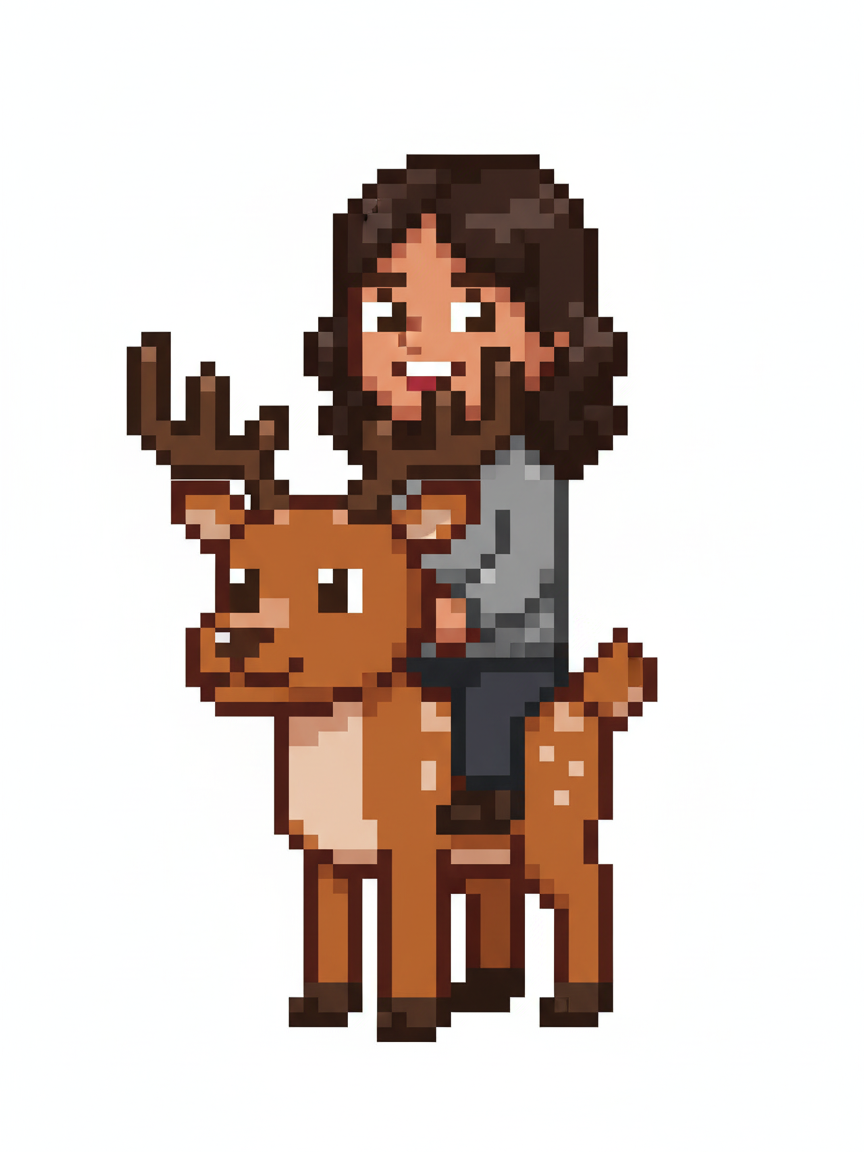 Reindeer Gabriela - Pixel Art