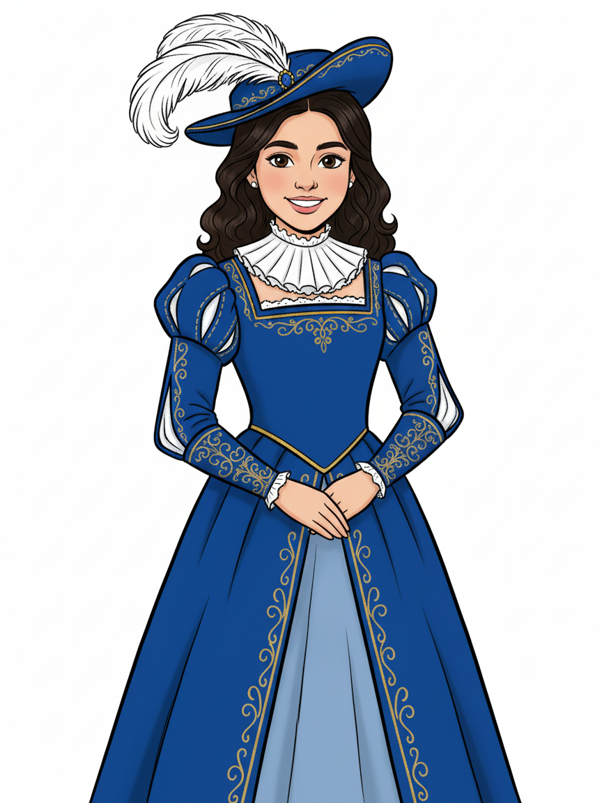 Noble Gabriela - Classic Coloring Book