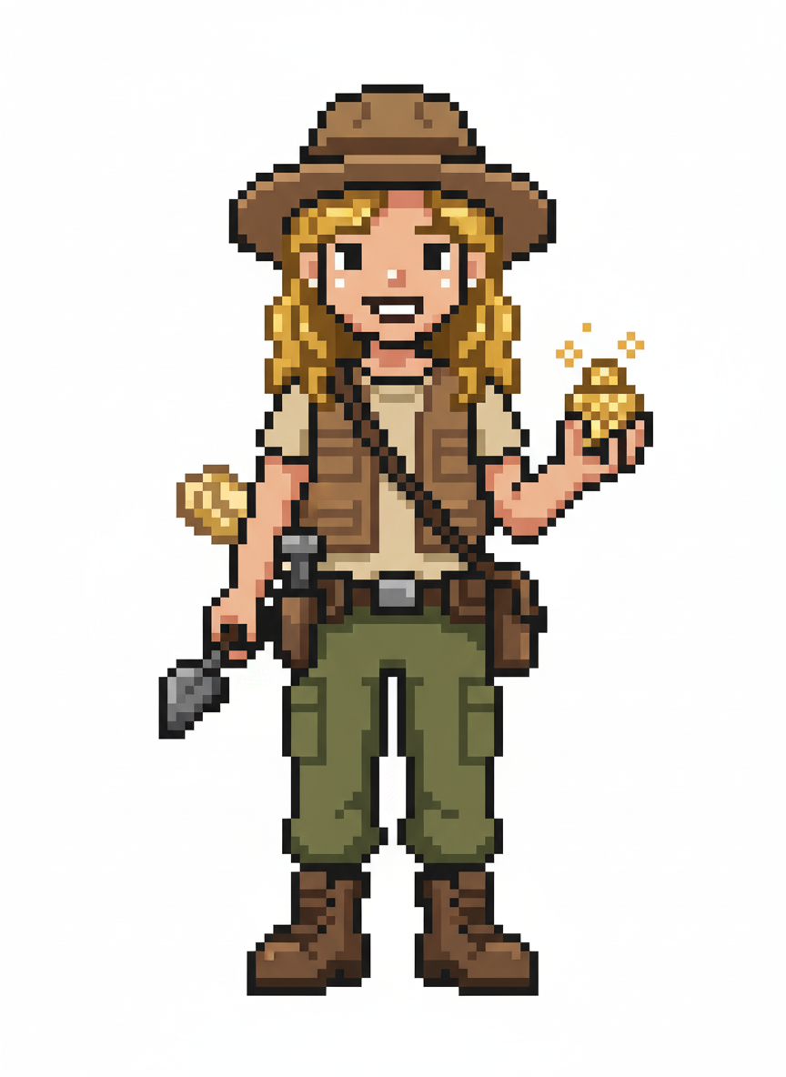 Mary the Explorer - Pixel Art