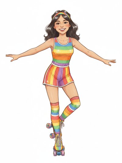 Gabriela's Disco Dreams 🌈 - Gentle Pencil