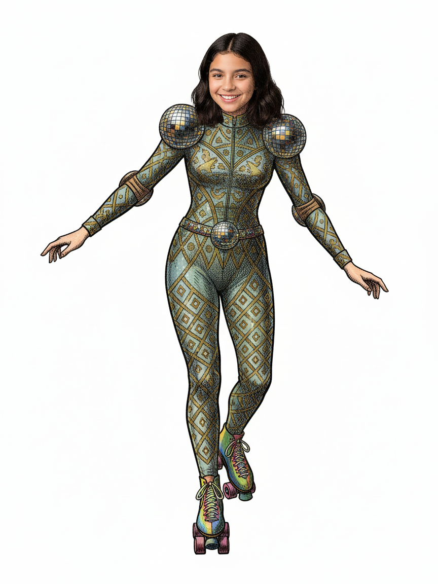 Groovy Gabriela - Victorian Illustration