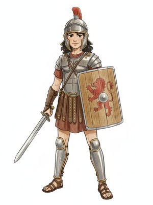 Roman Gladiator Character
