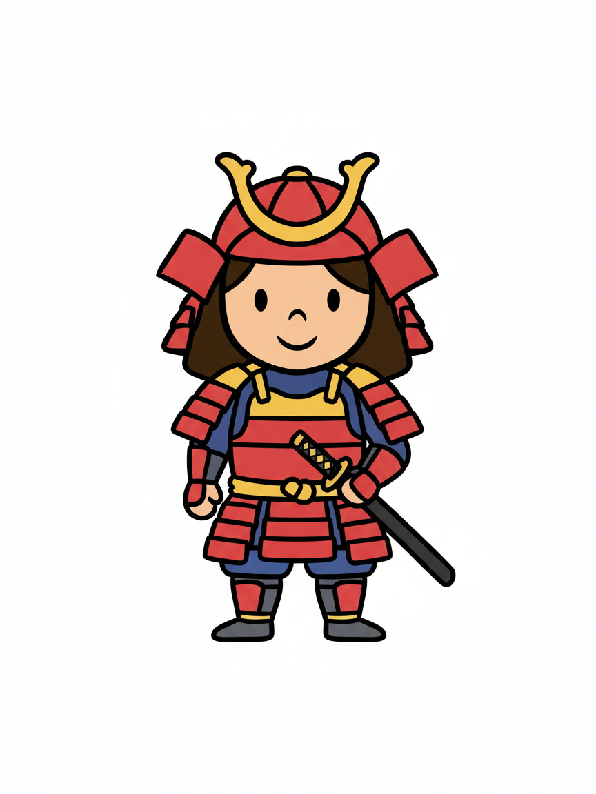 Samurai Gabriela - Preschool Simple