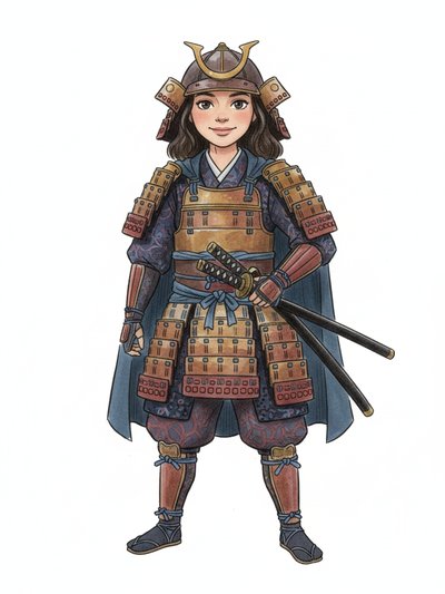 Gabriela's Samurai Dream 🌸 - Gentle Pencil