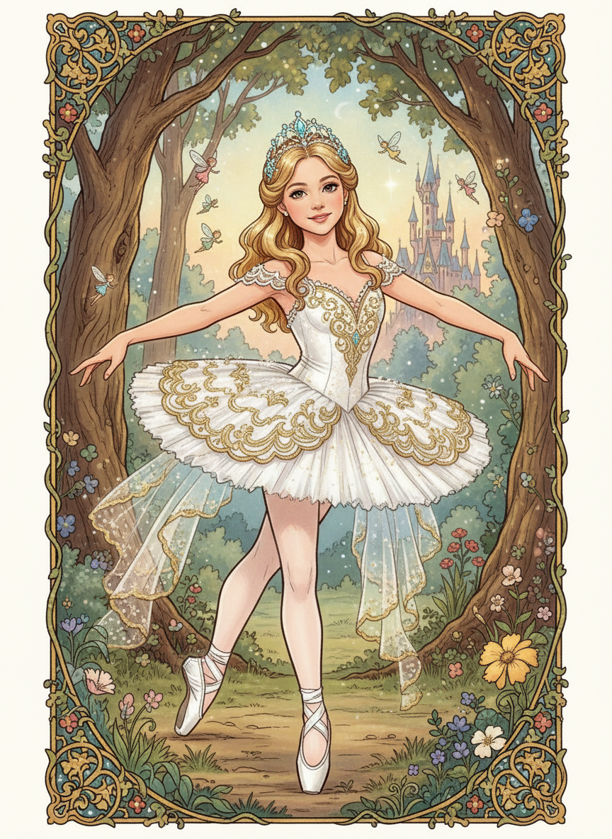 Mary the Graceful Ballerina - Fairy Tale Classic
