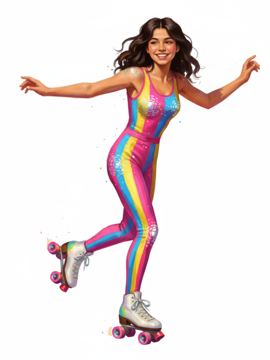 Groovy Gabriela - Impressionist Painting